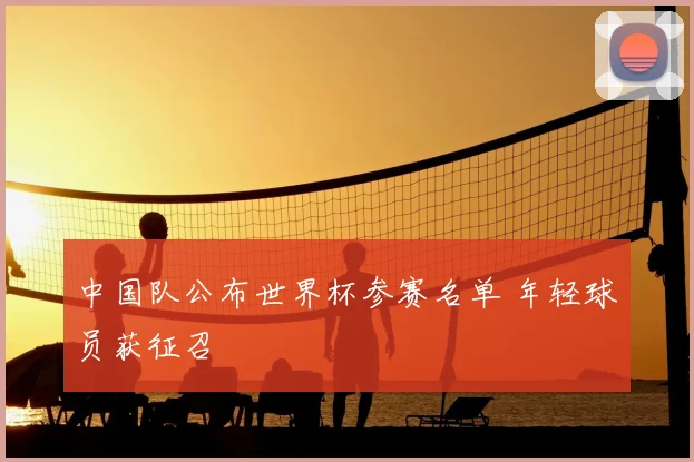 中国队公布世界杯参赛名单 年轻球员获征召